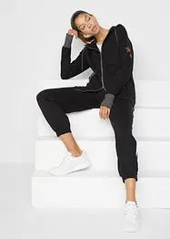 Veste sweat à capuche, manches longues, bonprix