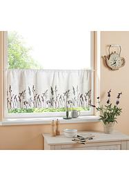 Brise-bise en coton avec imprimé herbacées, bpc living bonprix collection