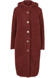 Manteau en fourrure peluche avec capuche, bpc bonprix collection