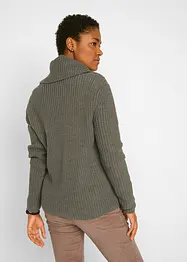 Pull en grosse maille avec col large, bpc bonprix collection