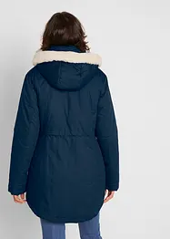 Parka rembourrée avec bordure sherpa, bonprix