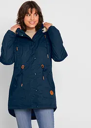 Parka rembourrée avec bordure sherpa, bonprix