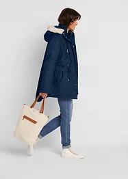 Parka rembourrée avec bordure sherpa, bonprix