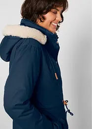 Parka rembourrée avec bordure sherpa, bonprix