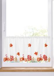 Brise-bise avec broderie feuilles, bpc living bonprix collection