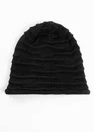 Beanie uni à fronces, bonprix