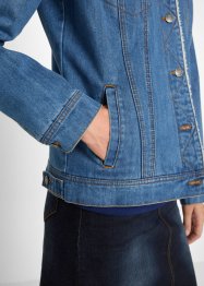 Veste en jean avec fourrure synthétique, John Baner JEANSWEAR