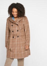 Manteau court à carreaux, bpc bonprix collection