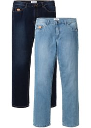 Lot de 2 jeans extensibles Regular Fit, Bootcut, John Baner JEANSWEAR