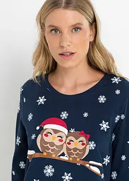 Chemise de nuit avec pochon cadeau en coton, bonprix