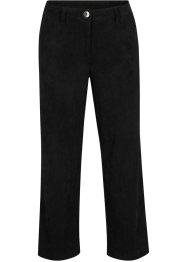 Pantalon Marlène 7/8 en synthétique imitation cuir velours, bpc selection