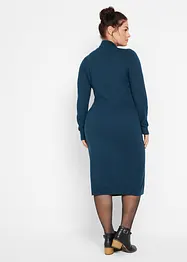 Robe en maille à col montant, bonprix