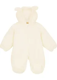 Combinaison bébé en polaire avec capuche, bpc bonprix collection