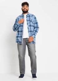 Jean confort stretch Loose Fit avec taille élastiquée, Tapered, RAINBOW