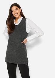 Pull sans manches avec fentes latérales, bpc bonprix collection