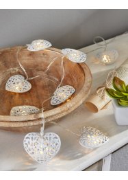 Guirlande lumineuse LED Cœur (10 cœurs), bpc living bonprix collection