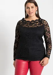 T-shirt en dentelle, bonprix