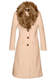 Manteau avec col synthétique imitation fourrure, bpc selection