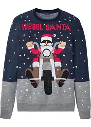 Pull avec motif de Noël, bonprix