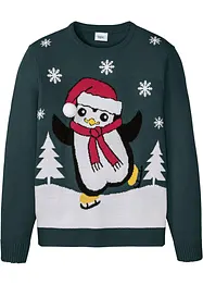 Pull avec motif de Noël, bonprix