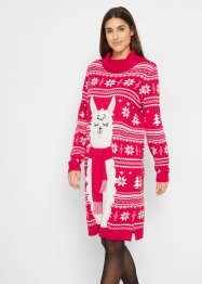 Robe de Noël en maille avec motif animal, bpc bonprix collection