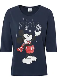 T-shirt manches 3/4 à imprimé Mickey Mouse, Disney