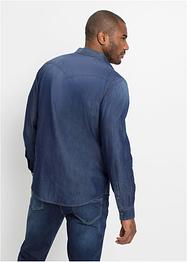 Chemise en jean Slim Fit, manches longues, John Baner JEANSWEAR
