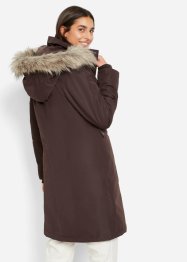 Manteau thermo fonctionnel avec fausse fourrure et capuche, bpc bonprix collection