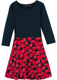 Robe fille en jersey coton, manches 3/4, bpc bonprix collection