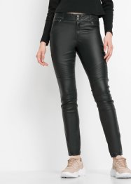 Pantalon synthétique imitation cuir avec détails biker, RAINBOW