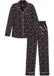 Pyjama avec patte de boutonnage, bonprix