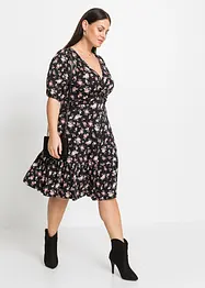 Robe en jersey à manches bouffantes, bonprix