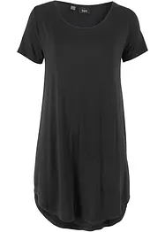 T-shirt long en viscose, manches courtes, bonprix