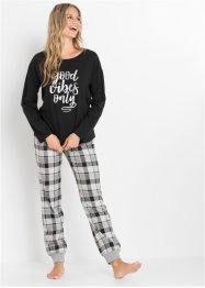 Pyjama avec T-shirt oversize, bpc bonprix collection