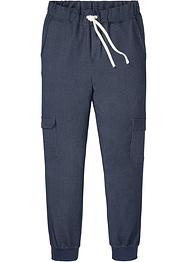 Pantalon taille extensible imitation jean avec poches cargo, RAINBOW