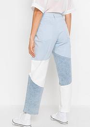 Jean coupe Barrel avec patches, RAINBOW