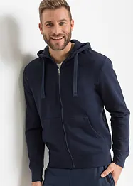 Lot de 2 sweats à capuche zippés , bonprix