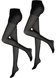 Lot de 2 collants fins QNova 20den, bpc bonprix collection