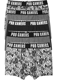 Lot de 5 boxers garçon, bonprix