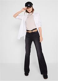 Jean push-up extensible à taille confortable, bootcut, bpc bonprix collection