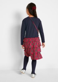 Robe fille en jersey coton avec sac (Ens. 2 pces.), bpc bonprix collection