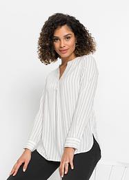 Tunique longue rayée en viscose, BODYFLIRT