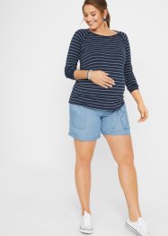 Short de grossesse en lin effet jean, bpc bonprix collection