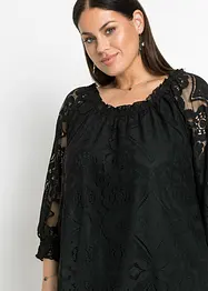 T-shirt manches longues en dentelle, bonprix