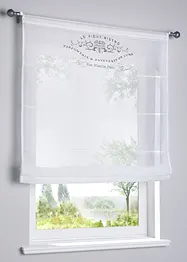 Store bateau transparent avec broderie, bonprix