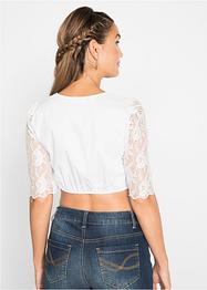 Blouse Dirndl avec manches en dentelle, bpc bonprix collection