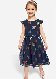 Robe trapèze en crêpe, bonprix