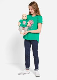 T-shirt fille avec robe de poupée (Ens. 2 pces.), bpc bonprix collection