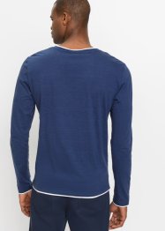 T-shirt col Henley, manches longues, bpc bonprix collection