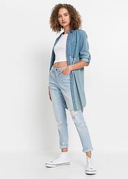 Jean Mom avec effets destroy, RAINBOW